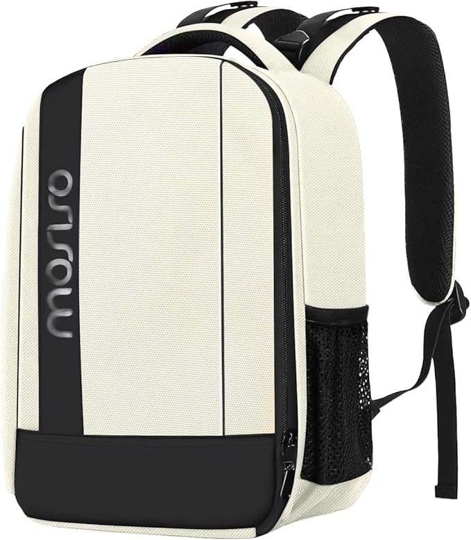 MOSISO Camera Backpack,DSLR/SLR/Mirrorless Photography Backpack Buffer Padded Shockproof Camera Bag with Customized Modular Inserts&Tripod Holder Compatible with Canon,Nikon,Sony etc, Beige