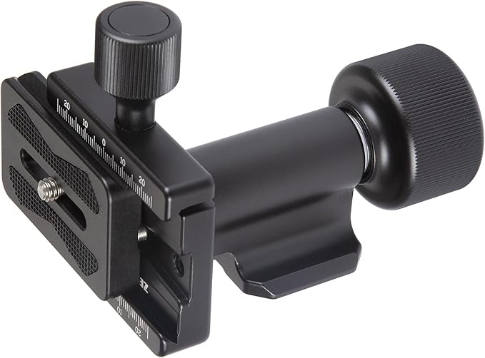 Monopod Gimbal Head – Side Saddle Speed Tilt with Arca-Swiss Dovetail Quick Release Plate | Supports Medium & Telephoto Lenses | Max Load 100lbs