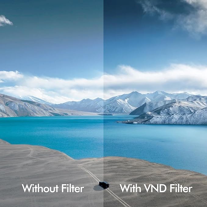 Magnetic Variable ND2-ND32 ND Lens Filter (VND 1-5 Stops) for for iPhone 17 Pro/Pro Max - Neutral Density Effect Filter (Requires GiAi Magnetic Case - Sold Separately)