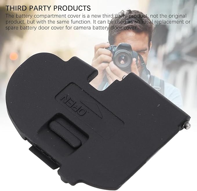 Battery Door Cover Lid Replacement – Digital Camera Repair Part, fits 20D, 30D Cameras