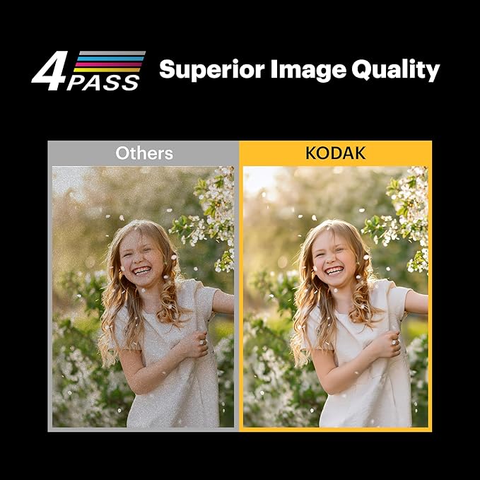 KODAK Mini Shot 2 ERA 4PASS 2-in-1 Instant Camera and Photo Printer (Yellow, Camera + Initial 8 Sheets + 60 Sheets)