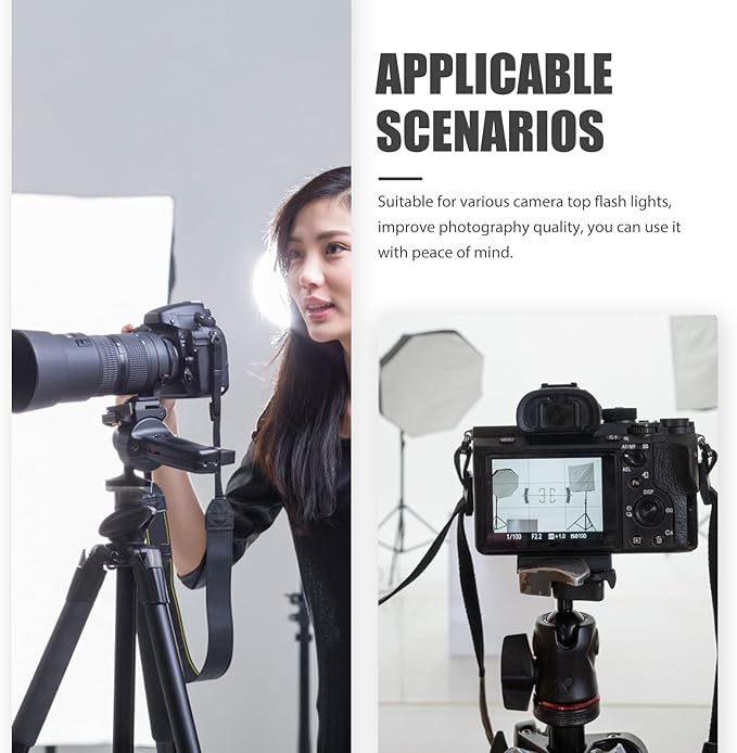 OFFIGAM Camera Flash Light Softbox Diffuser Portable Softbox for Camera Flash Lamp Photography Lighting Accessories