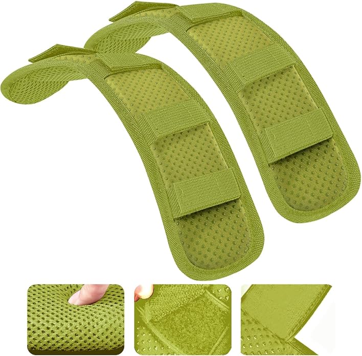 ZINMARK 2Pcs Ultra-Thick Shoulder Pad Cushions for Laptop Bags,Messenger Bags,Briefcases,Luggage, Tool Bags,Travel Bags etc