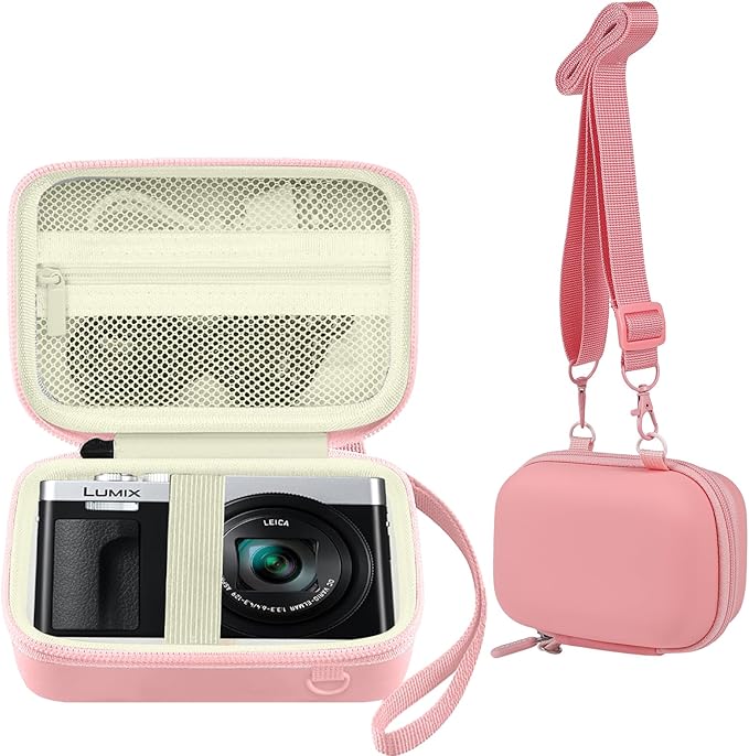 Leayjeen Camera Case Compatible with Panasonic LUMIX ZS99/LX10/ZS80/ZS100/ZS70/ZS200/ZS60 4K Digital Cameras Organizer for Point and Shoot Cameras