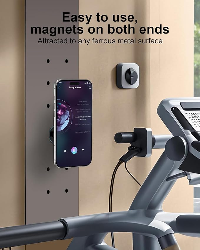 Mag Safe Phone Grip for iPhone 17 Pro Max Apple MagSafe Kickstand, Magnetic Finger Ring Holder, Foldable Magnetic Grip Metal Loop Stand MagSafe Car Mount,iPhone 17 Pro Max/17Pro/16e/16/15/14/13/12