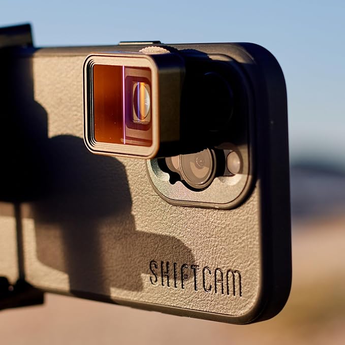 Shiftcam | LensUltra 1.55x Anamorphic Lens - 1.55x Magnification, 120° Angle - Plunge into Ultra-Wide Aspect Ratio, Signature Lens Flare, Dreamlike Depths, Superior Sharpness, Premium Design