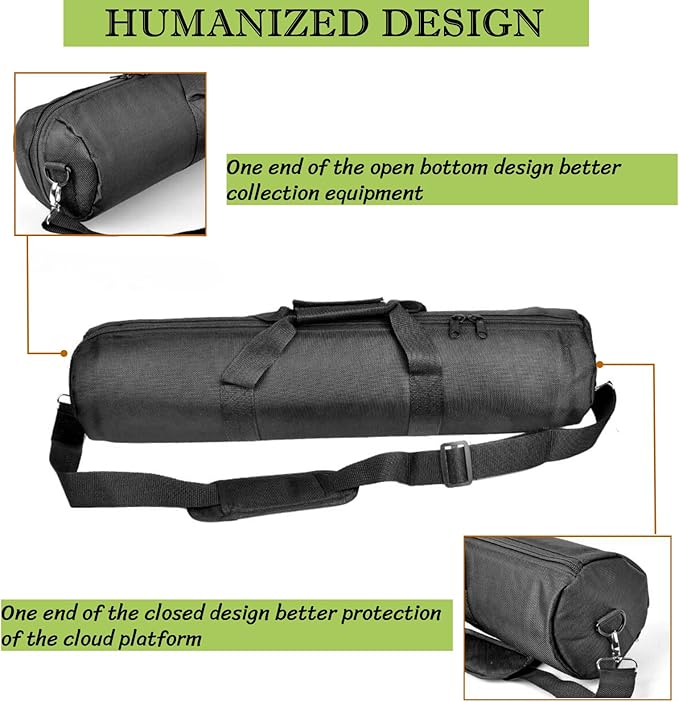 BLIRITEL 27.6 inch Tripod Carrying Case, Heavy Duty Padded Tripod Bag with Shoulder Strap for Light Stand,Monopods,Umbrellas,Softbox,Boom Stands and Photography Accessories (27.6 x 5.12 Inch)