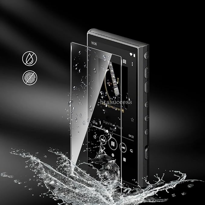 9H Scratch-Proof Premium Front LCD Screen Protector Guard Tempered Glass Protective Film for Sony Walkman NW-A300 Series NW-A306 NW-A307 (1pc)