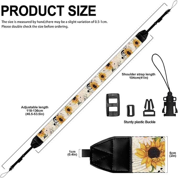 GLENLCWE Camera Strap, Camera Strap for Photographers Neck Strap Replacement Fit Most Cameras