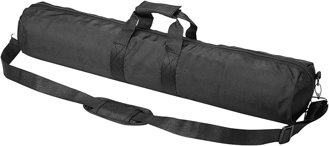 PATIKIL Tripod Carrying Case, 29.5" x 5.1" Heavy Duty Nylon Padded Tripod Bag with Adjustable Shoulder Straps and Handles for Light Stands Umbrellas Tripods Mic Speaker Stand, Black