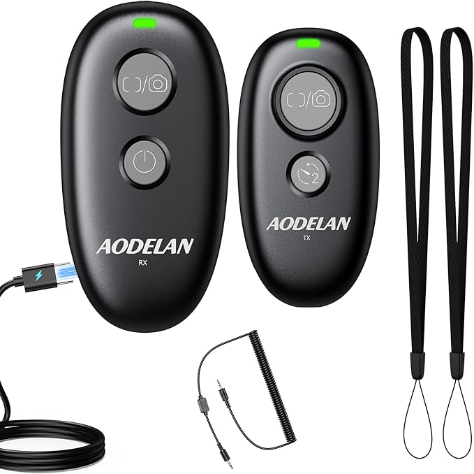 Upgrade for Panasonic Rechargeable Wireless Camera Remote Control,AODELAN Shutter Release Compatiable with S5II, GH6, S5, BGH1, GH5 II, BS1H, S5IIX, G9 II, GH7, G97, S1RII, S1IIE, S1II