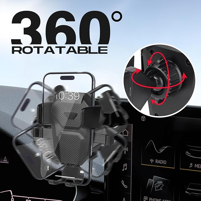 Audi Car Phone Holder for Audi A4/A5 2020+/Q5 2021+ Auto Accessories,Adjustable GPS Audi Cell Phone Mount,Hands Free Ultra Stable Phone Stand for All Phones【Only for 10.1" Screen】