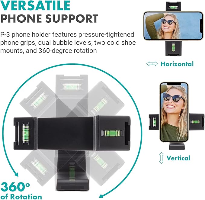 Movo Vlog Kit Bundle for Creators - Phone Rig, Tripod, Microphone - Mobile Video Kit for iPhone and Android - Perfect Smartphone Accessories Kit for Vlogging, Filming, YouTube Recording, and More