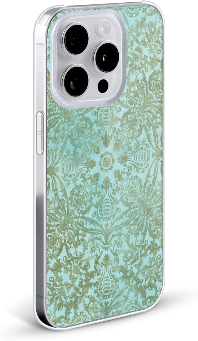 Head Case Designs Officially Licensed LebensArt Damask Patterns 2 Hard Back Case Compatible with Apple iPhone 15 Pro Max