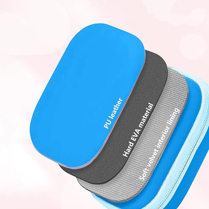 Leayjeen Kids Camera Case Compatible with OUTUVAS/Goopow/Mgaolo/HOOMOON/Kids Camera Toys and Kids Digital Video Camcorder Camera,Best Birthday Festival Gift -Blue(Case Only)