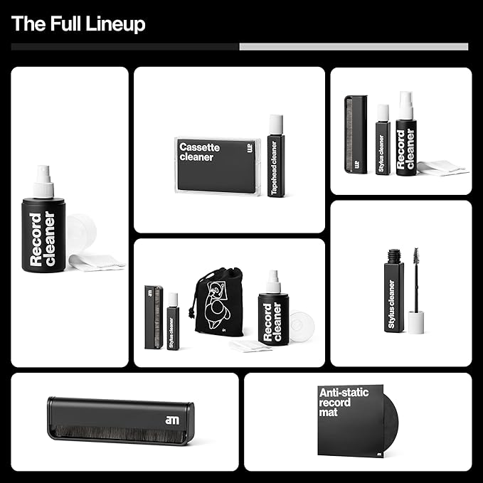 am Stylus Cleaner for Turntable Needle – Anti-Static Stylus Cleaning Brush for Record Players – Gentle Vinyl Needle Cleaner for Better Sound and Longer Cartridge Life