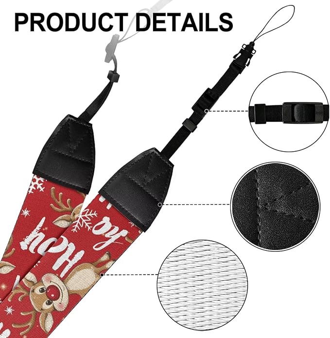 GLENLCWE Camera Strap, Camera Strap for Photographers Neck Strap Replacement Fit Most Cameras
