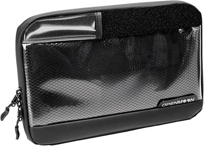 OPENMOON Translucent Electronics & Camera Accessories Bag - Cable organizer, Gear Accessory Pouch, Travel Camera Essentials (Small)