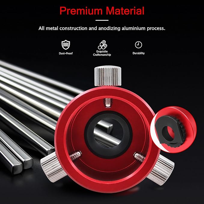 Astromania Polar Scope Metal Adapter for Right Angle Viewfinder - Mount Angled Finder on Polar Finder of Most Common Mounts, Makes Polar Alignment at Breeze and More Comfortable