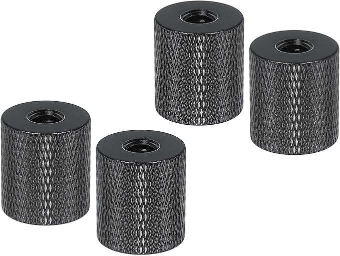 PATIKIL Tripod Screw Adapter 1/4" Female to 3/8" Female, 4 Pcs Tripod Nut Connectors Camera Mount Screw Camera Double Head Converter for Microphone Holder Magic Arms Accessories, 18 mm