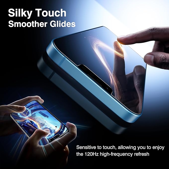 EZ-GLAZ-4+2 Pack for iPhone 13 Privacy Screen Protector[6.1 inches] With Camera Lens Protector, [Drop Protection] 9H Hardness Full Coverage Anti-Spy Tempered Glass Film, Easy to install | True 28°Anti Spy, Glass Privacy Screen, Tempered, Longest Durable
