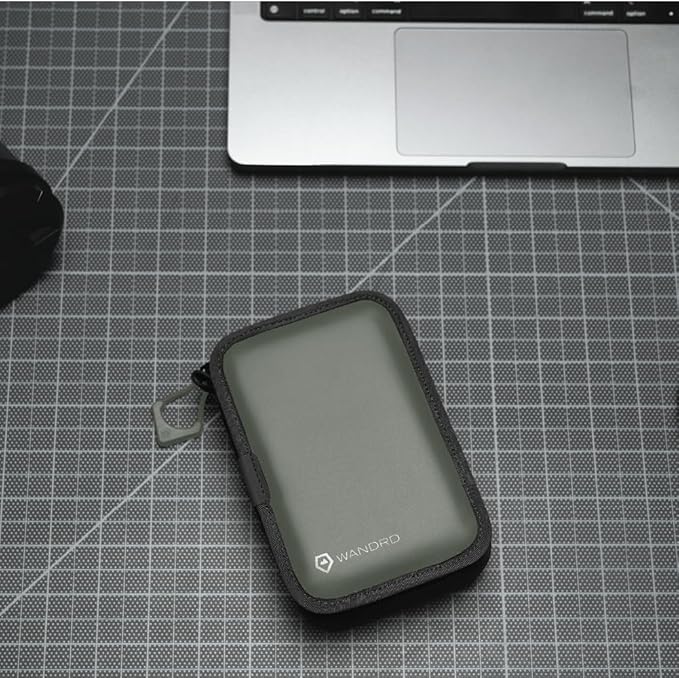 WANDRD Memory Card Case - Durable SD, Micro SD Card Holder for Creators | Camera Accessories & Electronics Organizer for Travel (Wasatch Green)