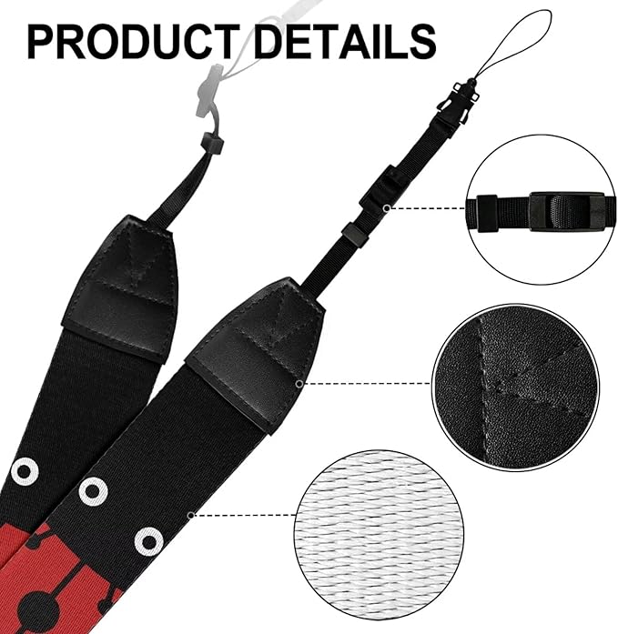GLENLCWE Camera Strap, Camera Strap for Photographers Neck Strap Replacement Fit Most Cameras