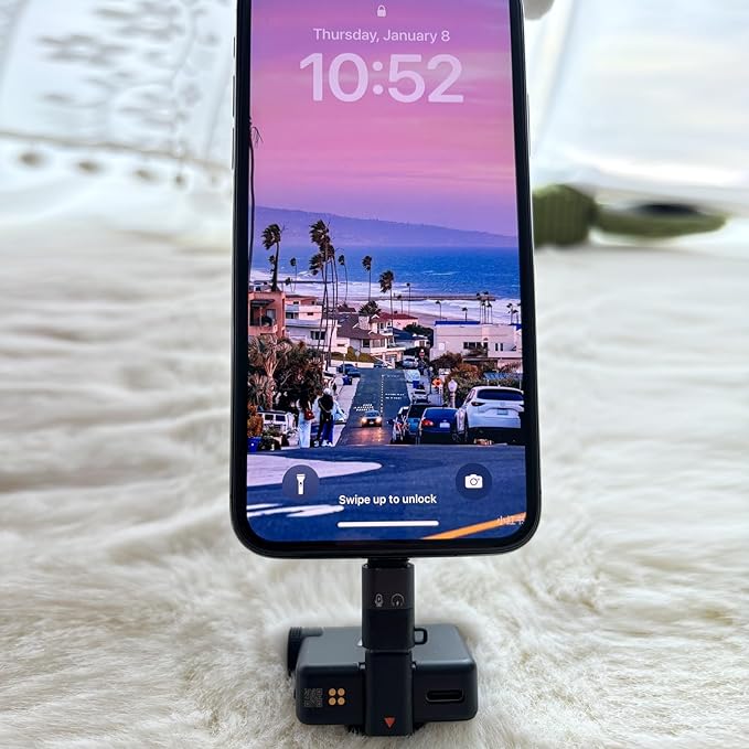 USB C Adapter for Lightning Port Devices for DJI Mic Mini, Fast Charging, for iPhone 8-14,Smartphone/PC/Mac ConnectorWireless Microphone Receiver Audio Accessories (2Pack)
