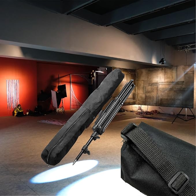 Tripod Carrying Case Bag, Waterproof Tripod Bag with Adjustable Shoulder Strap for Photo Studio Light Stands, Mic Stand and Tent Pole Monopod and Other Photography Equipment (43"x3.9")