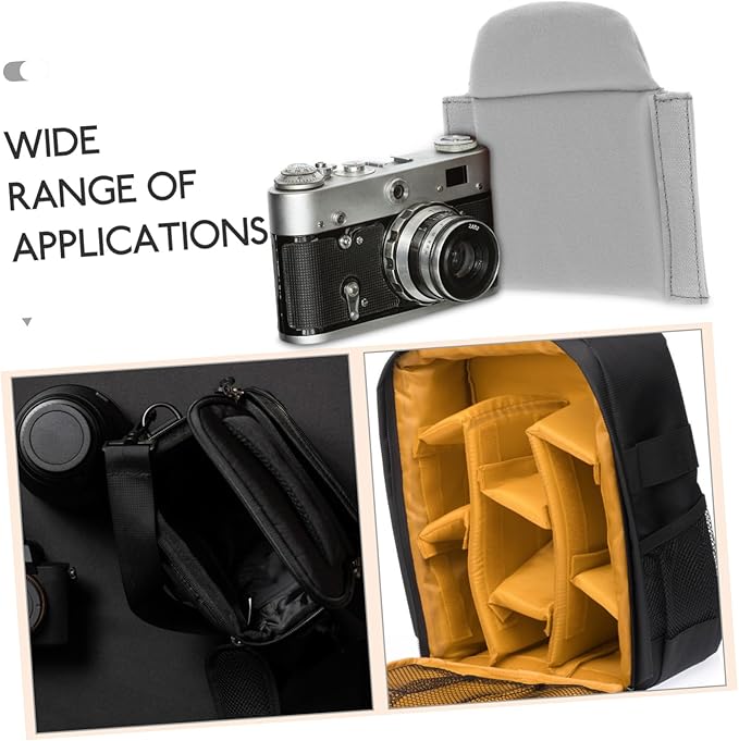 2Pcs Camera Bag Divider Inserts Shockproof Padded Separators for Enhanced Camera Equipment Protection Lightweight Space Saving Design for Travel Outdoor Photography