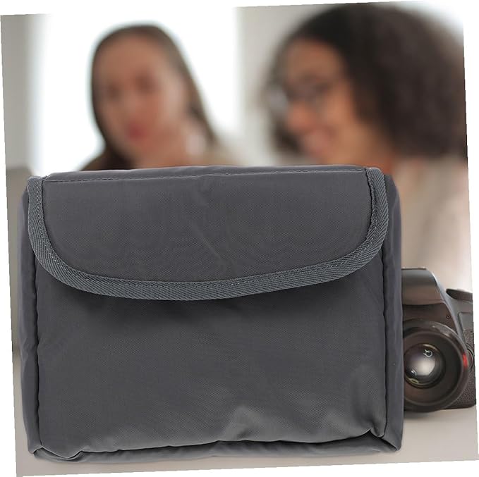 SHOWERORO Camera Bag Insert Padded DSLR Camera Lens Case Portable Travel Protective Bag for Photographers Large Blue