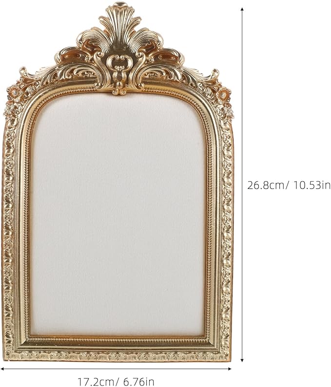 ibasenice Jewelry Display Stand: Vintage Photo Frame Earring Holder - Velvet Necklace Storage Box Picture Frame for Jewelry and Collectibles