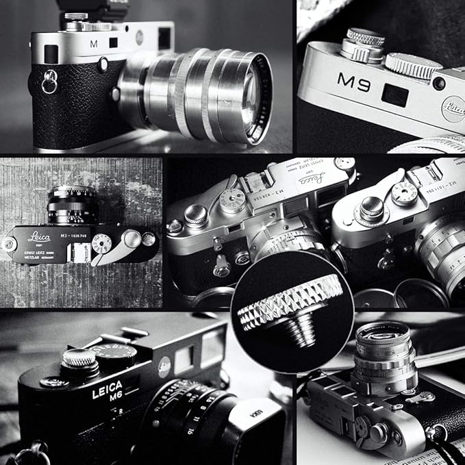 Fuji Shutter Release Button Accessories: Fujifilm Camera Soft Shutter Button - Silver Shutter Button for Canon Nikon Leica Film X100V X100F Xt5 Xt4 Xt3 Xt2 Xt30 Xt20 Xt10 Xpro3 Xpro2 Xpro1