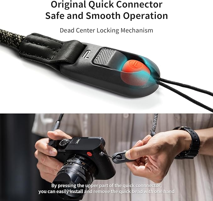 PGYTECH Camera Strap Air Universal Quick Connectors Air Set for Neck/Wrist Straps with Quick Beads 2.0(1.5mm)
