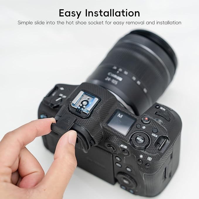 Hot Shoe Cover JJC Camera Hot Shoe Cap Protector for Canon T7 T6 T5 T3 XS T7i T6s T6i T5i T4i 90D 80D 77D 70D 7D Mark II 7D 6D Mark II 6D 5DS 5D Mark IV 1Dx Mark II 1Ds Mark III EOS M6 Mark II -2 Pack