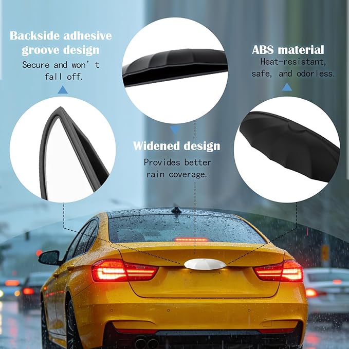 Car Reverse Camera Rain Shield - Wide Design Silicone Cover, Anti-Rain Protection for Clear Rear View