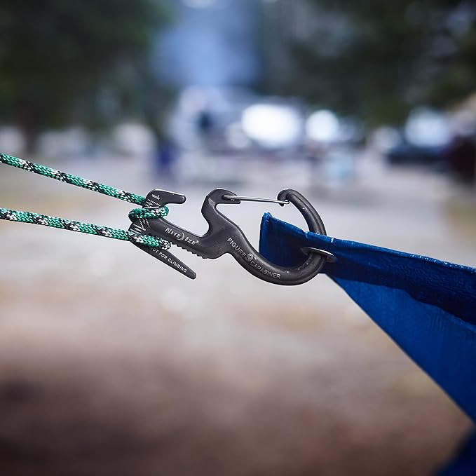 Nite Ize Carabiner Clip/Rope Tightener, Silver, 2-3/4 in. (Pack of 2)