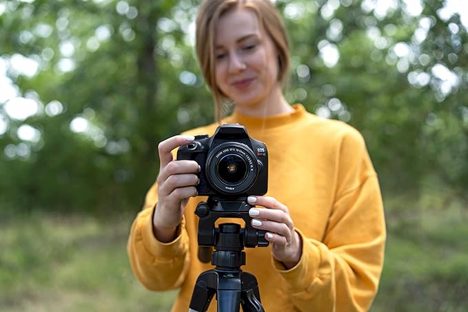 DaVoice 44mm Tripod Quick Release Plate Camera Mounting Adapter Parts Replacement for Certain Ambico, Velbon, Vista Explorer 60”, Sony, Sunpak, Ravelli Tripod Mount Attachment Baseplate QB-4W