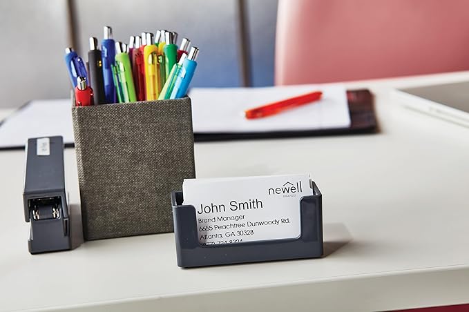 DYMO Authentic LW Non-Adhesive Business Card Labels for LabelWriter Label Printers, White, 2" x 3-1/2", 1 Roll of 300