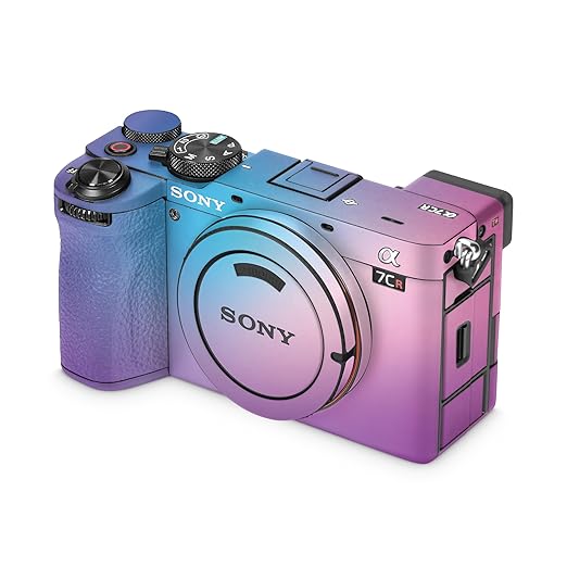 Camera Skin Compatible with Sony Alpha 7CR Camera (2023) - Royal Haze - Premium 3M Vinyl Protective Wrap Decal Cover - Easy to Apply | Crafted in The USA by MightySkins