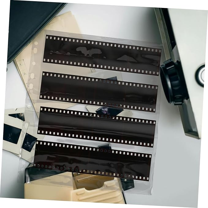 Uonlytech 10pcs Document Pouch Set for Archival Photo Holders Heavy Duty Negative Sleeves for Film Storage Compatible Binders Protection for Collectors