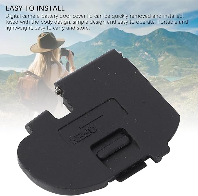 Battery Door Cover Lid Replacement – Digital Camera Repair Part, fits 20D, 30D Cameras