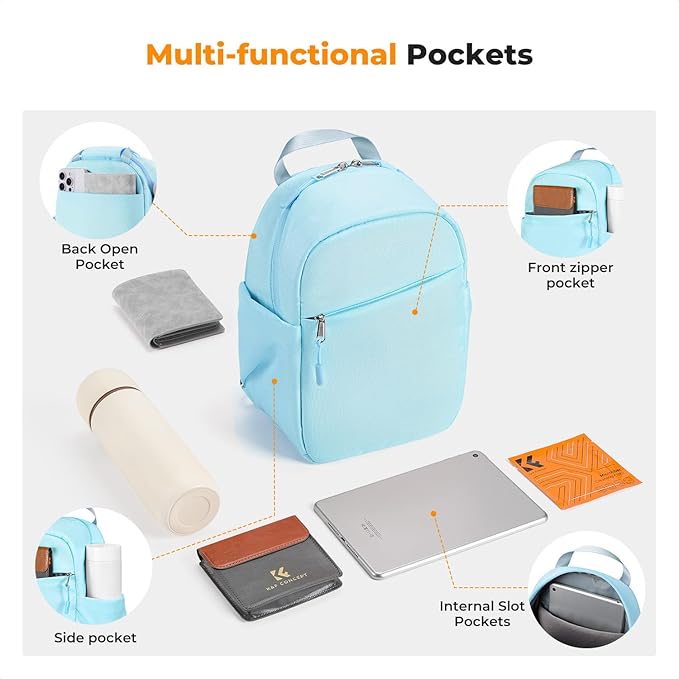 K&F CONCEPT Small Camera Bag for Photographer, Camera Sling Crossbody bag for DSLR/SLR/Mirrorless Camera, Compact Camera Case for Men and Women, Blue
