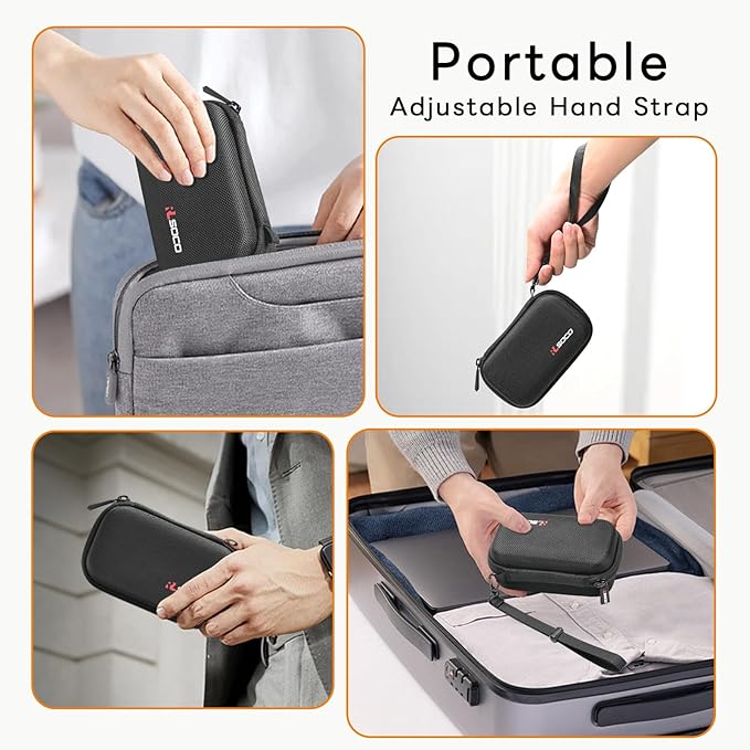 RLSOCO Camera Case,Hard Case for PENTAX WG-90/WG-8/WG-1000 & Ricoh WG-80/WG-7/WG-6/WG-30/WG-70 Waterproof Digital Camera - Black (Case Only)