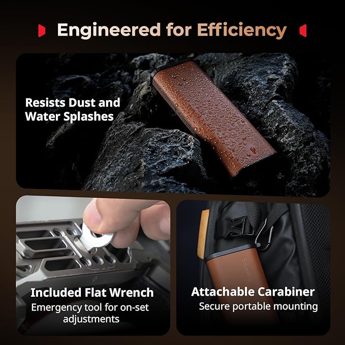 SmallRig Multifunctional Card Reader & Card Holder (CFexpress Type A), with Slot for AirTag, High-Speed Memory Card Reader for SD, SDXC, Micro SD, SDHC, 3 Card Read Simultaneously, 10 card slots -5361