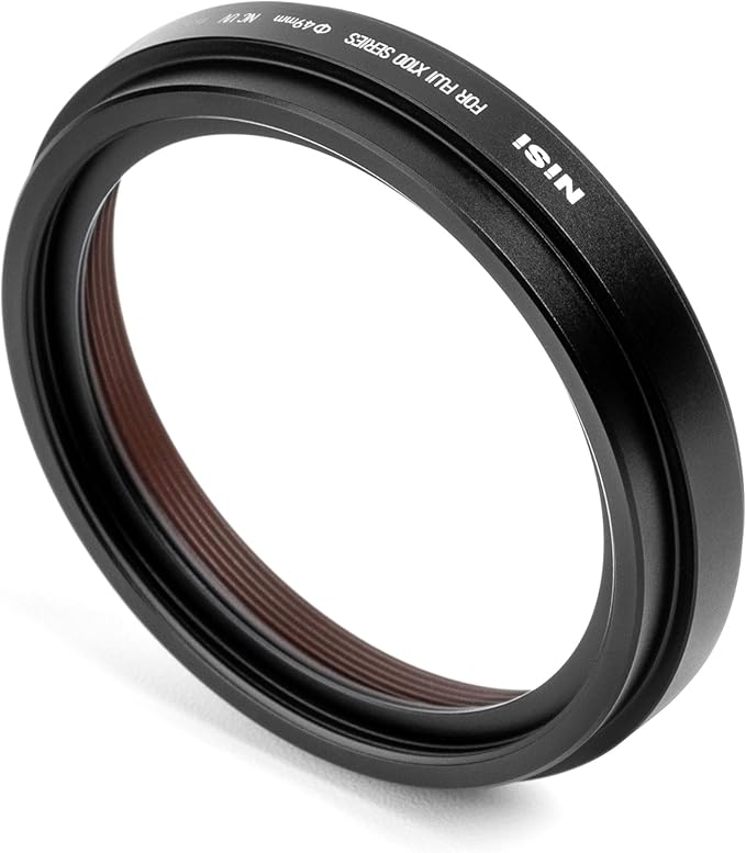 NiSi - Black Adapter Hood Kit for Fujifilm X100 Series - Lens Protection for Fuji X100 Cameras (X100, X100S, X100F, X100T, X100V, X100VI) - Durable Design, Nano Coating and Enhanced UV Filter Features