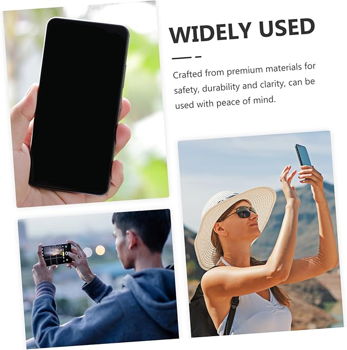 Angoily Clip on Phone Lens Universal Fit for Smartphones High-Definition Macro Wide-Angle Lens 49uv for Eyes Protection