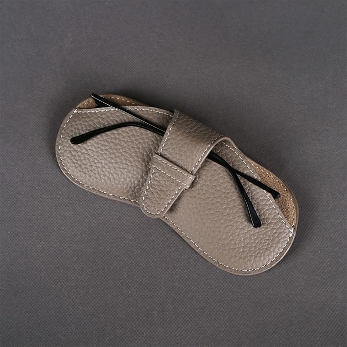 YUANYU Leather Glasses Case Holder Portable Slim Sunglasses Pouch Soft Eyeglasses Eyewear Sleeve For Women Men Lightweight