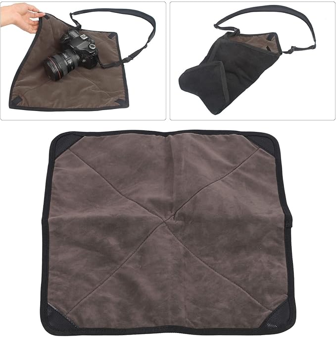 Camera Protective Wrap, Antiscratch Camera Wrap, Flannel Camera Wrap Cloth for DSLR, Smartphones, Laptops, Cosmetic