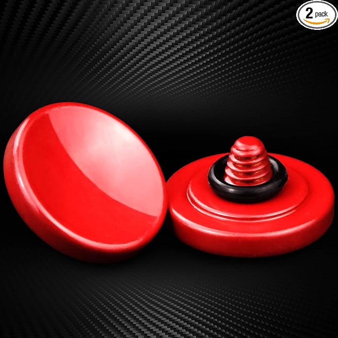 Soft Shutter Release Button (2 Pack/Red) High-end Concave Camera Shutter Button
